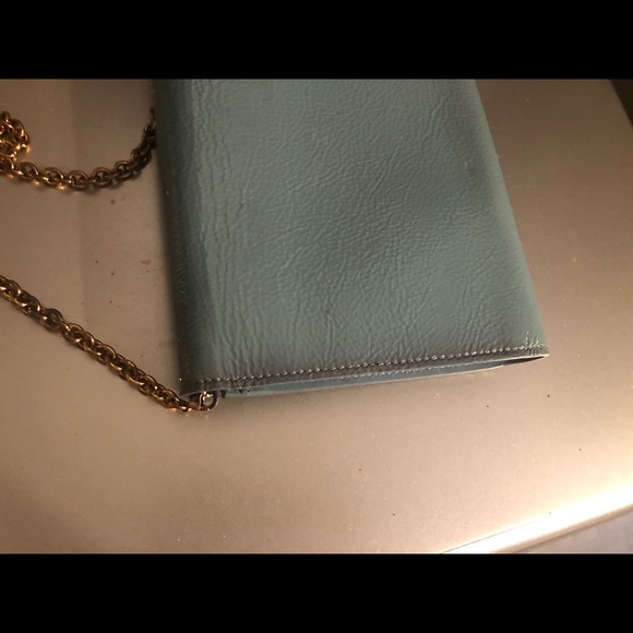 YSL Teal patent leather small bag - Picture 9 of 12